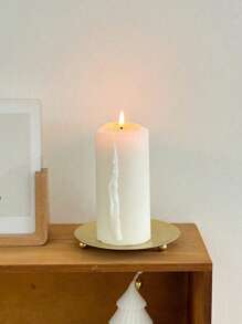 1 pieza/2 piezas/5 piezas Soporte decorativo de hierro dorado/negro para velas, conos de incienso, joyería, bandejas de almacenamiento, decoración de habitaciones, regalos