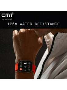 CMF By Nothing Watch Pro Dark Grey, Smartwatch With Wireless Call, 1.96" AMOLED, Built-In Multi-System GPS, All-Round Health Monitor, IP68 Waterproof, Fitness Tracker 100 Sport Modes For IOS Android, Elevated Design, Smartwatch For Men Women - Dark Gray - View 10