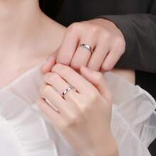 Anillos abiertos para parejas de personajes de anime y dibujos animados