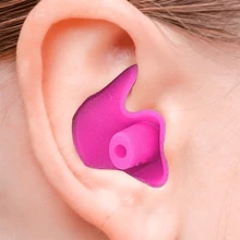 4 Pairs Reusable Silicone Ear Plugs, Soft, Waterproof, Comfortable - Suitable For Swimming, Beach Essentials, Beach Accessories, Pool Float - Multicolor - View 3