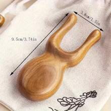 Peigne de massage en forme de grenouille, peigne de massage multifonctionnel convenant pour les yeux et le visage, peigne rond et en forme de disque, peigne de massage du cuir chevelu à cinq dents, peigne en bois de santal. Convient pour une utilisation à la maison, les sports, les activités de plein air, les soins de santé, le fitness, le bien-être, et peut également être utilisé comme cadeau de vacances. - Multicolore - Voir 7
