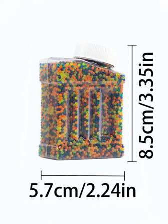 60 000 st färgglada vattenpärlor, vattengelépärlor för vasfyllning, juldekorationer, bröllopsbordsdekorationer, perfekta presenter