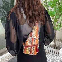 1pc New Western Asian Women's Shoulder Bag Fashion Crossbody Bag Chest Bag Handbag
