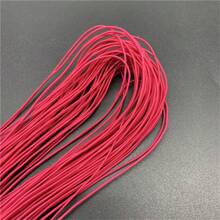21yards/Lot 1mm Strong Round Elastic Ribbon Sewing Elastic Band Fiat Rubber Band For Waist Band Stretch Rope DIY Mask Lanyard
