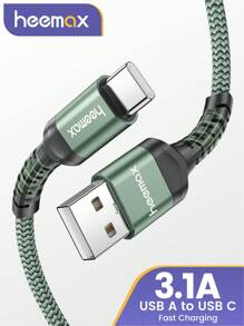 27W Max Fast27W 充电 Type C 线缆 3.1A USB A 至 USB C 快速充电线缆兼容 16/15/15Plus/15 Pro/15 Pro Max、Honor Realme Oneplus OPPO USB Type C 充电线数据线 Advance 快速充电 Forng S24 23 Ultra S22 S21 快速充电-绿色 - 綠色 - 查看 3