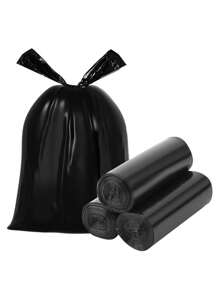 4 Gallon, 90pcs Black Trash Bags, Fit For Office, Living Room, Bathroom, Kitchen