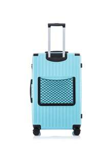 34 英寸超大容量行李箱，32 英寸大尺寸旅行箱，PC 硬壳滚动万向轮，30 英寸，适合搬家、户外、家庭旅行包，适合学校、学校配件、学校用品 - 藍色 - 查看 1