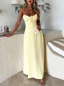 Rochie de soare de vacanță de damă, sexy, fără spate