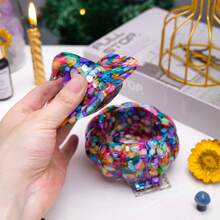1PC Natural Crystal Gravel Pumpkin House Statue Dropper Resin Reiki Stone Fengshui Halloween Gift Witch Candy Box Home Decoration