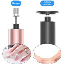 2 In 1 Electric File For Feet Pedicure Machine Nail Polishing Dead Skin Remover Callus Foot Grinding Trimmer Rechargeable Foot Care Tool 1200mAh