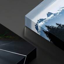 On The Path Cars Drove Into The Buried Forest Large Wooden Framed Wall Painting Artist Home Decoration Oil Painting - Bedroom, Bathroom, Living Room, Office, Kitchen, Christmas Gifts - 1 Piece