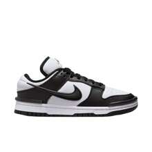 Nike Zapatos planos casuales y versátiles de color contrastante y cómodos para uso diario de mujeres - En blanco y negro - Ver 2