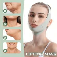 1pc Facial Shaping Belt, Elastic Face Shaping Belt Tool For Skin Firming - Multicolor - View 1