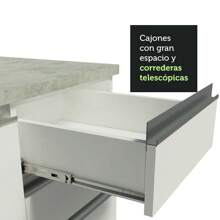 Cocina Integral Completa Modular Madesa Glamy 330cm Color Blanco 03 - Blanco - Ver 7