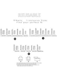 10 Stück Katzenauge Nägel mit schwarzen Punkten, Aufklebe-Nägel mit Schleifendekor, Glitzer-Fake-Nägel in kurzer Sargform, Maniküre-Set inklusive 1 Stück Blatt Klebestreifen & 1 Stück Mini-Feile, perfekt für den täglichen Gebrauch, Nagelbedarf