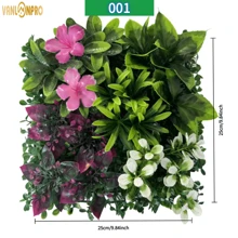 1 pieza Planta artificial decorativa para exteriores de 25cm*25cm/9.84pulg*9.84pulg, follaje artificial para exteriores, decoración de boda, decoración del hogar, decoración de pared, planta artificial, césped, flores artificiales, apta para decoración de bodas, decoración del hogar, decoración de exteriores