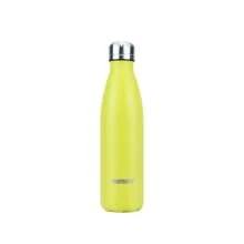 watersy 1 pièce Bouteille d'eau en acier inoxydable WATERSY, flacon isotherme de 17 oz/500 ml, bouteille d'eau en métal bleu gardant les boissons froides et chaudes, gourde de voyage pour l'école, la salle de sport, les déplacements et les sports
