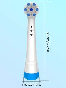 兼容 OralB IO 电动牙刷替换牙刷头，专业电动牙刷刷头替换装适用于 OralB IO 2 3 4 5 6 7 8 9 10 系列电动牙刷 - 彩色 - 查看 10