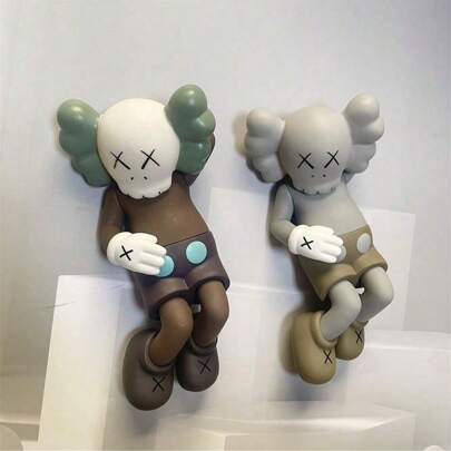 1PC KAWS Lying Action Figure Cool Model Anime Model Cool Accessories Decorative Toys Car Figure Suitable For Living Room Decoration Gifts For Friends Exquisite Gifts Anime Cartoon Action Figure Collection Statue Model Doll Ornaments