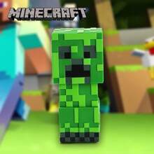 Minecraft 1 pieza Alcancía con diseño del personaje Creeper de Minecraft con licencia oficial, alcancía creativa a prueba de caídas, decoración creativa para sala de estar, dormitorio, Halloween, Navidad, Acción de Gracias, regalo sorpresa para familia y amigos