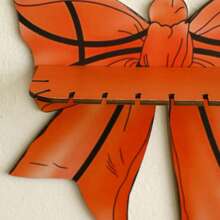 1 件波西米亚风格杨木材质棒球、足球、篮球、网球图案蝴蝶形状装饰水晶和石英壁架 - 彩色 - 查看 9