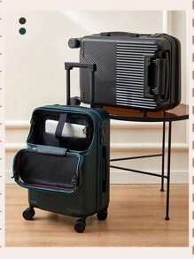 A 20-Inch Multifunctional Front-Opening Cabin Suitcase: This Suitcase Adopts A Front-Opening Design, Meets Boarding Standards, Has Smooth Universal Wheels, And A TSA Customs Lock. It Is Suitable For Short-Distance Business Trips, Daily Commuting, Weekend Vacations, Short-Term Trips, Students Going To School, And Travel Essentials. It Can Also Be Used As A Moving Gift Or A Holiday Gift For Friends.