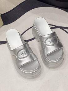 Women's Simple Casual Vacation Style Comfortable Wedge Platform Sandals