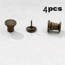 4pcs Non-Slip Metal Clips, Suitable For Pants Hem And Bucket Hat - Easy Install, Secure Fit, Multiple Colors, Pants Leg Bottom Clips Summer Cooling,Beach,Travel