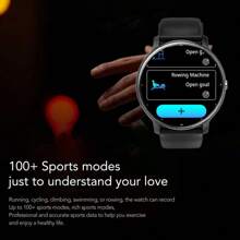 A Unisex Black Silicon Strap 1.28 Inch High Definition Touch Screen Multifunctional Digital Sports Watch With Various Sport Modes, Music Control, Photograph Control, Social Media Notification, Suitable For Gift, Sports, School, Etc. Best Choice For Gifts.,As A Father's Day Gift As A Gift For Students Returning To School