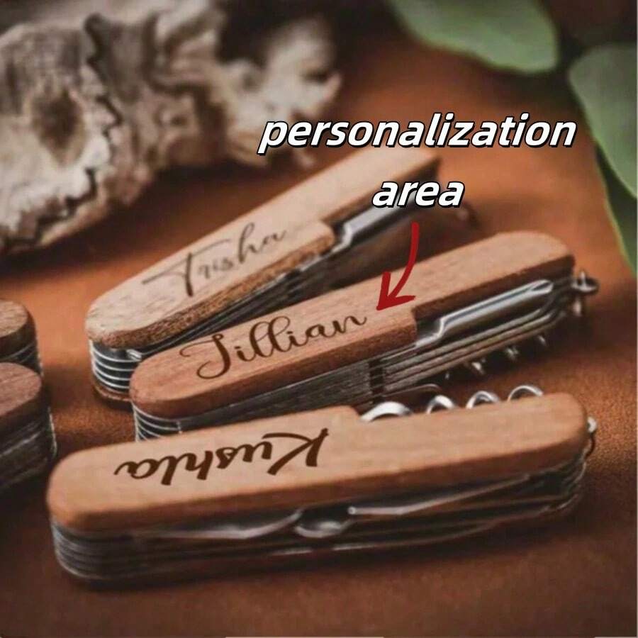 Personalized Multi-Purpose Bottle Opener, Gift For Men, Multi-Purpose Pocket Knife, Multi-Purpose Bottle Opener, Engraved Wooden Outdoor Bottle Opener, Best Man Gift,Multi-Functional,Ornamental,Reusable,Engraved,Stainless,Exquisite,Stylish,High-Quality,Colorful,Modern,Custom,Personalized,Unique,Ideal Gifts For Him,Ideal Gifts For Her,Boyfriend,Dad,Girlfriend,Mom,Family,Friends,Tea Room,Home,Garden,Office,For Anniversaries,For Valentine's Day,For Mother's Day,For Birthdays,For Father's Day,For Graduation,For Weddings,For Housewarming,Home Refresh,Delicate Romance