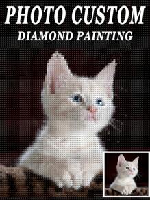 Individualisiertes 5D Foto Diamant Malerei, handgefertigtes DIY, Heimdekoration & Bestes Geschenk, geeignet für Sammlung und Verschenken, für Liebhaber, Familie, Freunde, um wundervolle Momente zu feiern