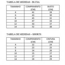 Kit 5 Conjuntos Infantis para Meninas Sortido Tamanho 4 ao 14