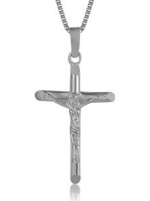 1pc  Stainless Steel Water Proof 18K IP Gold Plated Jesus Pendants Necklaces For Men Gift And Daily Wear