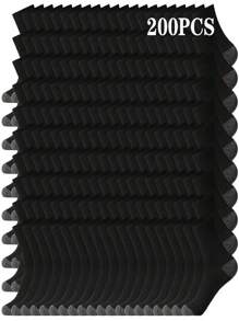 100/90/60/30/20/15/10/6/5/3/1 Pack Classic Black, White, Gray Crew Leg Warmers For Active Men, Comfortable Casual Everyday Wear, Suitable For Leisure, Home, Outdoor Sports, Unisex, Soft Warm Winter Leg Warmers, Stripe Color Block Design, Multi-Color Options, Limited Time Offer