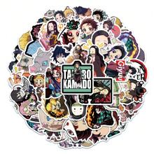 TOEI ANIMATION 100PCS Aniplex Officieel Gelicentieerde Stickers Kimetsu Tanjirou Nezuko Yaiba Gemengde Anime Cartoon Stickers Decoratie Voor Waterfles Laptop Skateboard En Verjaardagsfeestje Kerstcadeaus Voor Vrienden