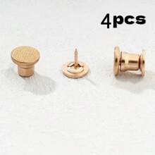 4pcs Non-Slip Metal Clips, Suitable For Pants Hem And Bucket Hat - Easy Install, Secure Fit, Multiple Colors, Pants Leg Bottom Clips Summer Cooling,Beach,Travel