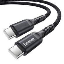 100W USB-C 转 USB-C 快充线，5A PD USB Type-C 快充线，兼容 16/15/15 Pro/15 Pro Max/Pro/Air/Pro/Mini/6、S23/S22、Z-Flip、Pixel（黑色）。也兼容 16、16 Pro Max、15、15 Plus、15 Pro、15 Pro Max 及其他设备。Type-C 铝合金材质，纳米纤维接口。 - 黑色 - 查看 13