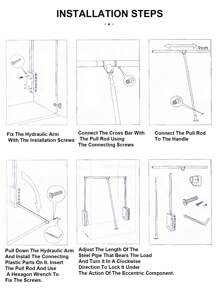 Barra de armario de fácil bajada - Barra de armario montada lateralmente ajustable para colgar ropa, fácil de tomar y guardar la ropa, ancho ajustable: 55 cm ~ 70 cm