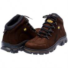 Bota Couro Coturno Masculino Adventure Caterpillar Qualidade