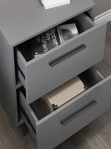 Solid Aluminum Cabinet & Drawer Long Pull Handles, Black And Gold Color For Furniture, Kitchen Cabinets - Multicolor - View 2