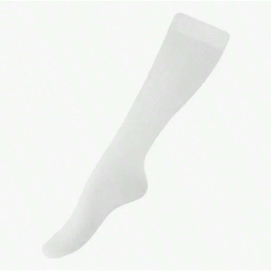 Don Calcetin Medium Compression Sock For Varicose Veins, Pregnancy, Circulation - White - View 1