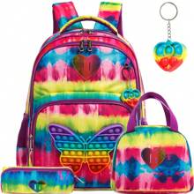 Backpack For Kids Students Fashionable And Cute Schoolbag For Girls With Pencil Box And Lunch Case - School Bag Set - View 9