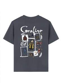 女童及儿童休闲印花圆领短袖T恤，夏季学生童装 - Unique Cat Animal World 为想要脱颖而出的动物爱好者提供独特的T恤！儿童服装 女童图案T恤 夏季上衣 青少年女童服装