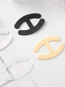 10pcs Invisible Brassiere Strap Clip, Backless Straps Hooks Convenient Cross Strap Adjustable Clasp Underwear Accessory - Multicolor - View 4