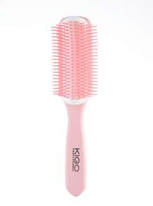 9 Row Detangler Brush, Hair Brush For Women Men Curly Wet Or Dry Hair Classic Detangling Brushes 9 Row For Natural Thick Hair, Blow Styling Separating, Shaping Defining Curls Tools Travel Bristle Hairbrush Classic Styling Curly Hair Brush For Detangling, Separating, Shaping. For Women And Men Wet Or Dry Hair Brush, Comb, Hair Tools For Barber Salon Beauty Back To School, Travel, Hair Accessories Brush, Hair Brushes, Hair Comb, Detangling Brush, Ball Brush, Mini Hair Brush, Hair Brush Set, Wooden Comb, Comb, Slick Back Brush, Hairbrush, Edge Brush, Brush Hair, Hair Comb, Hair Brush Set, Comb Hair, Mini Hair Brush, Detangling Brush,Hair Products, Hair Tools, Hair Stuff, Hair Care, Curly Hair Brush, Barber, Barber Accessories, Hairdressing Equipment - Multicolor - View 8