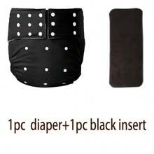 2pcs/Set Adult Cloth Diapers, Including 1pc Adjustable Washable Reusable Waterproof Adult Cloth Diaper And 1pc Replaceable Reusable Diaper Pad, Suitable For Incontinence And Disabled People - Multicolor - View 13