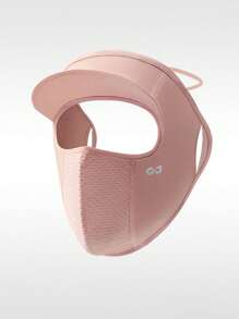 GOLOVEJOY 1pc Summer Cycling Sunshield Mask Outdoor Sports Road Bike Motorcycle Sunshade Hat Brim UV Protection Face Mask, Suitable For Men & Women