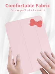 Funda protectora para tableta compatible con tabletas Galaxy/iPad/Redmi Pad SE/Pad, protección anti-caídas, ultra delgada, soporte inteligente, función de encendido/apagado automático; Funda para tableta compatible con Apple iPad Mini 4/5/6 (9.7/10.2/10.5 pulgadas), Air 4/5/6 (10a generación, 10.9 pulgadas), Pro 11 pulgadas, Air 11 (M2), Air 13 y Pro 11 (M4) - Rosa - Ver 5