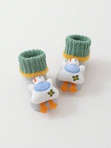 2 Pairs Soft & Breathable Newborn Socks, Thin Summer Baby Socks Anti-Slip For Toddlers Learning To Walk, Ultra-Thin Silk Infant Socks - Multicolor - View 11