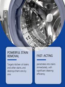 120ml Gel quitamanchas, limpiador desengrasante y quitamanchas para lavadora, cocina, baño, hogar - Multicolor - Ver 5